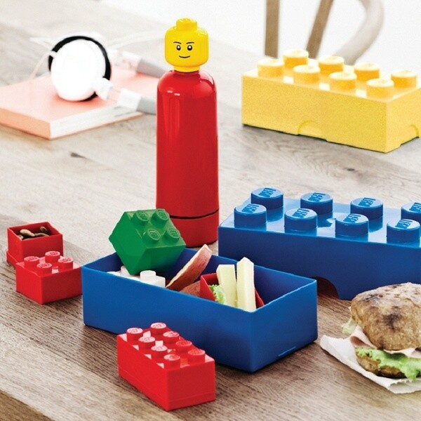 Box na svačinu 10 x 20 x 7,5 cm, více variant - LEGO Barva: bílá (obrázek 3)