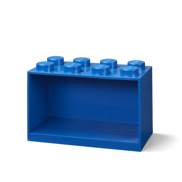 Levně Brick 8 závěsná police, více variant - LEGO Barva: modrá