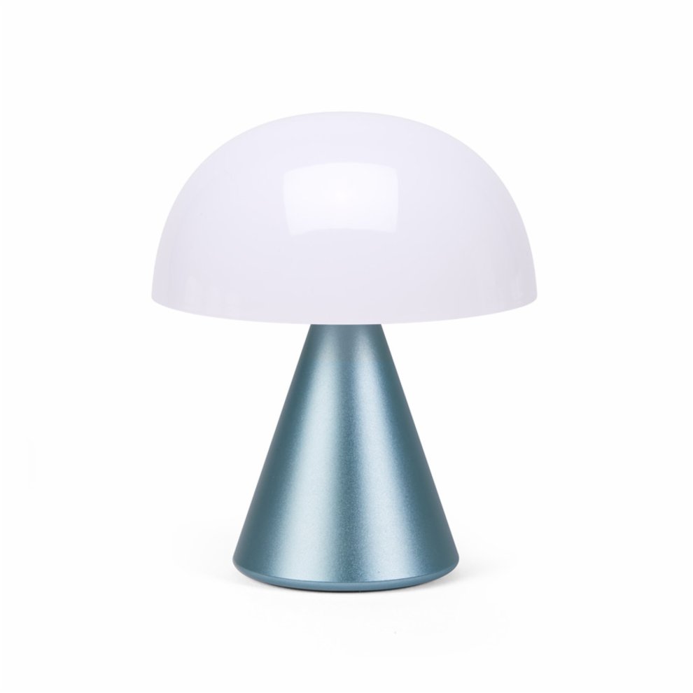 Stolní lampa MINA M, více barev - LEXON Barva: Alu světle modrá