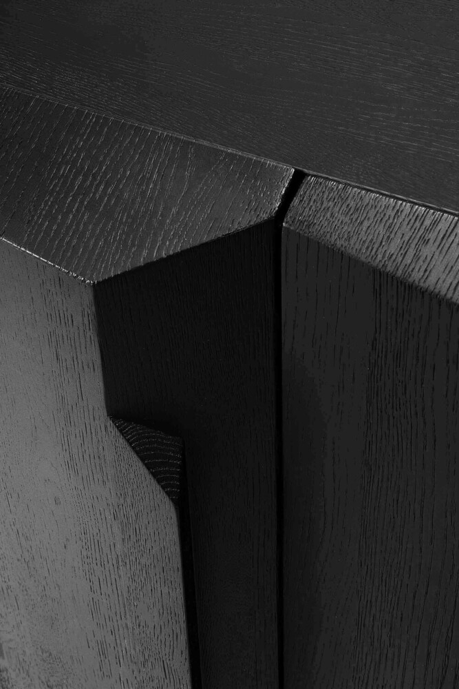 Komoda Oak Stairs 200 cm, černá - Ethnicraft (obrázek 6)