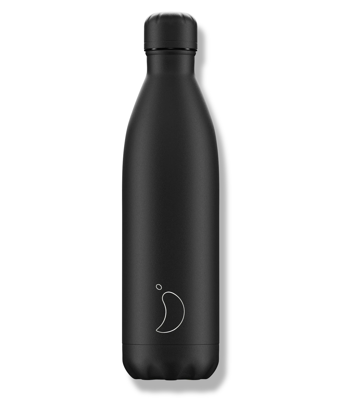 Levně Termoláhev Chilly's Bottles - celá černá 750ml, edice Original
