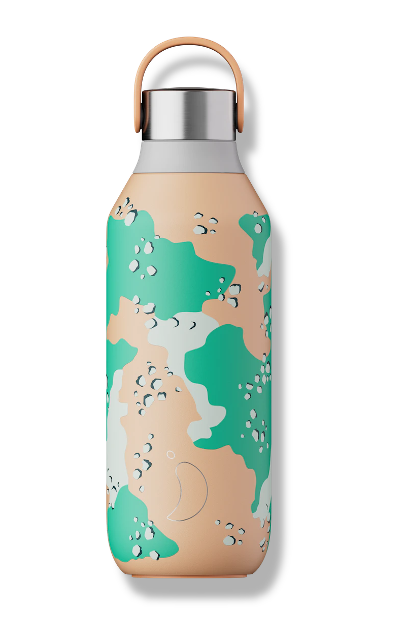 Levně Termoláhev Chilly's Bottles - Desert Camo orange 500ml, edice Studio/Series 2