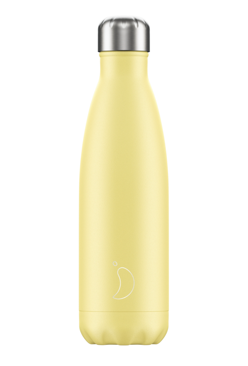 Levně Termoláhev Chilly's Bottles - pastelově žlutá 500ml, edice Original