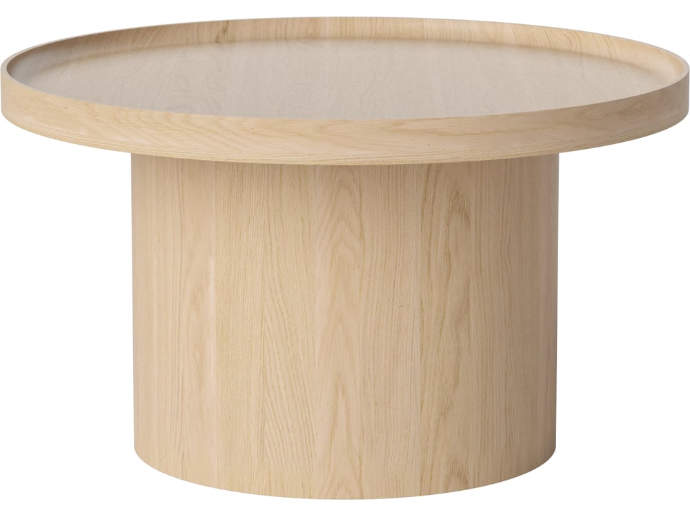 Konferenční stolek Plateau Ø74 cm, velký, více variant - Bolia Varianta: bílý dub