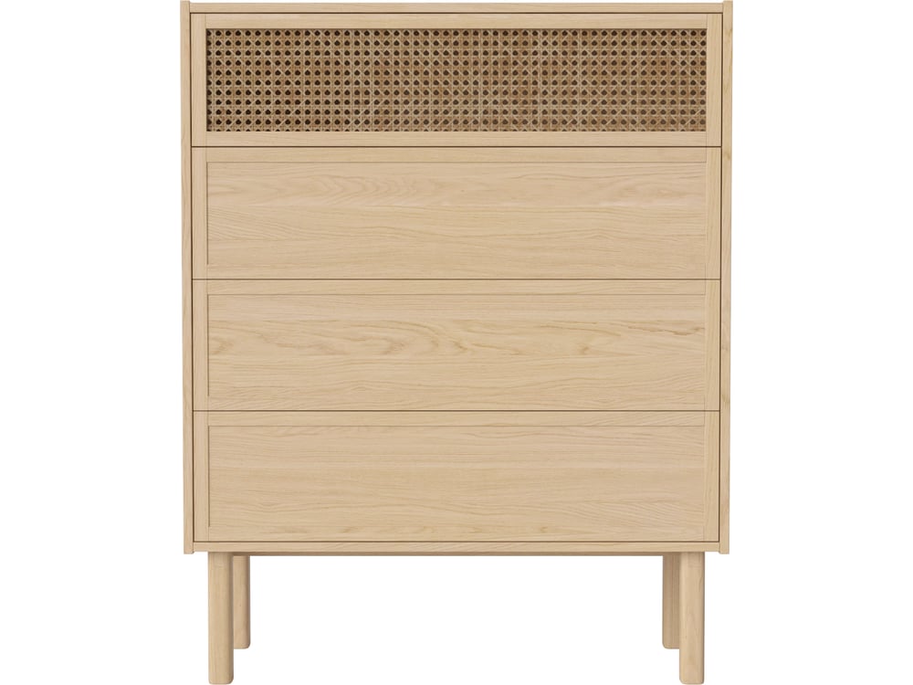 Komoda Cana, v. 113 cm, více variant - Bolia Varianta: bílý olejovaný dub