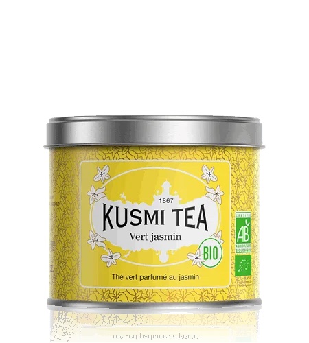 Levně Kusmi Tea Organic Green Jasmine plechovka 100g