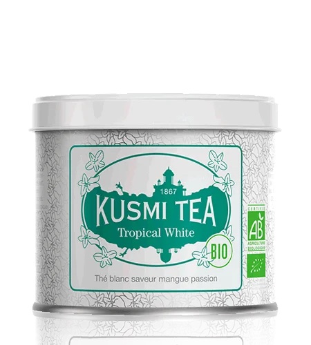 Levně Kusmi Tea Organic Tropical White plechovka 90g