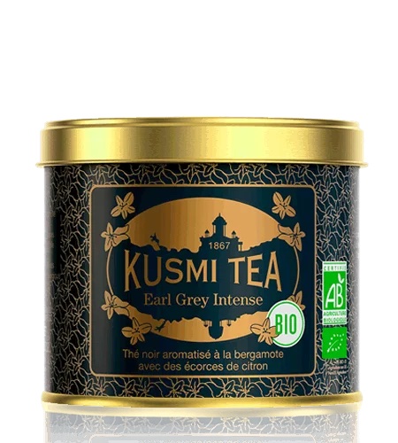 Levně Kusmi Tea Organic Earl Grey Intense 2 plechovka 100g