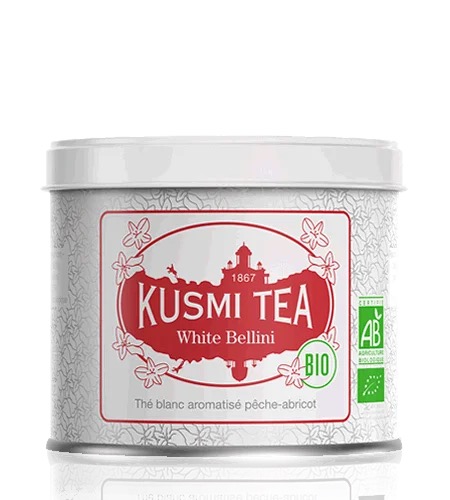 Levně Kusmi Tea Organic White Bellini plechovka 90g