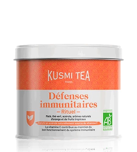 Levně Kusmi Tea Immune Defens sypaný čaj v plechovce 100g