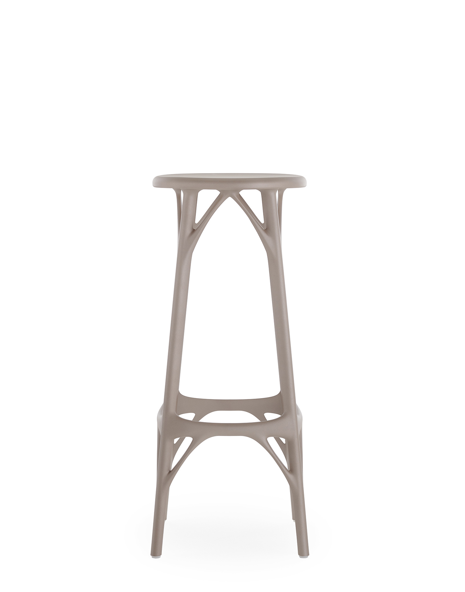 Barová židle A.I. STOOL LIGHT, v. 75 cm, více barev - Kartell Barva: šedá (obrázek 3)