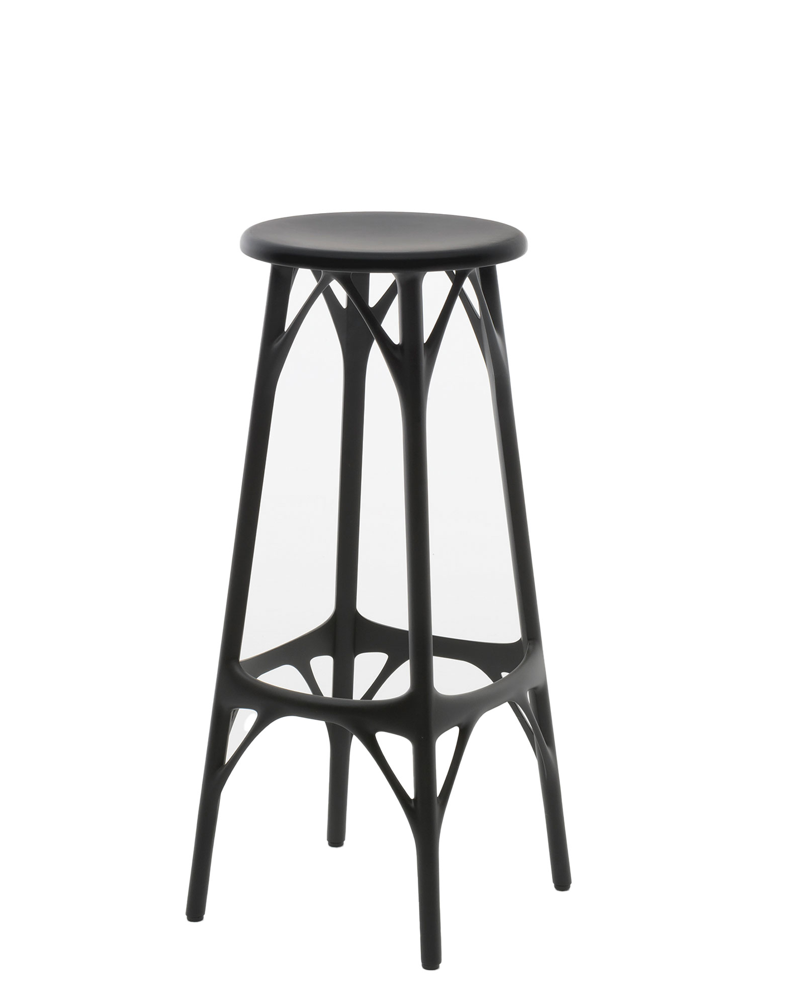 Barová židle A.I. STOOL LIGHT, v. 75 cm, více barev - Kartell Barva: šedá (obrázek 6)