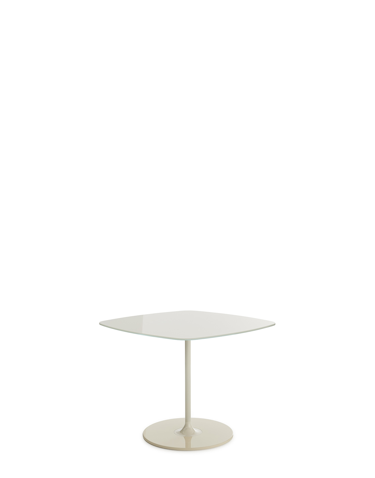 Levně Odkládací stolek THIERRY, více variant - Kartell Barva: bílá, Výška: 40 cm