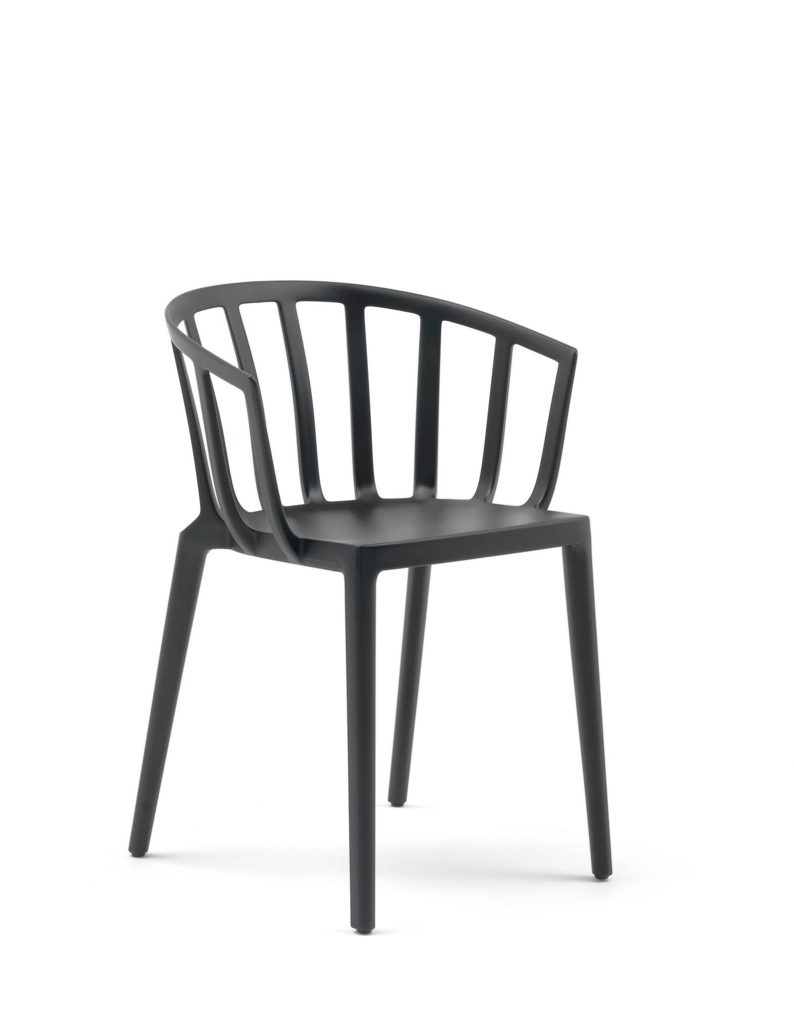 Jídelní židle Venice, matná černá - Kartell (obrázek 3)