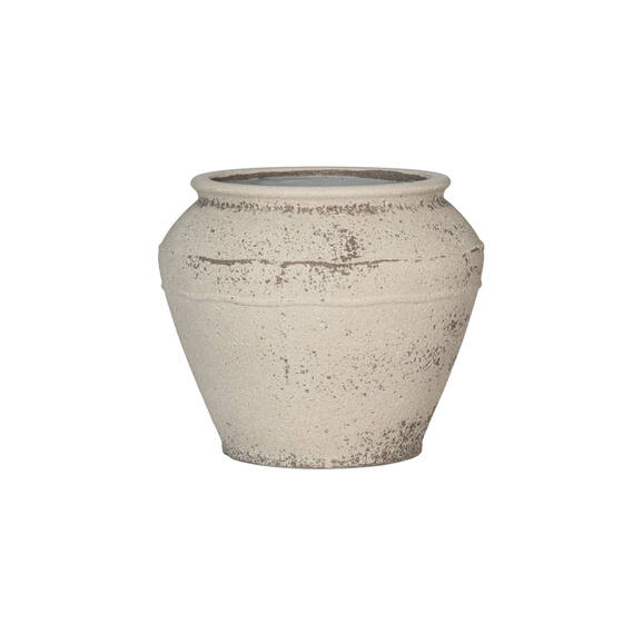 Levně Eros, křídově bílá, více velkostí - Pottery Pots Rozměry: L: ⌀ 54 x 46 cm