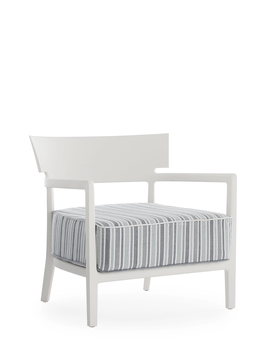 Venkovní křeslo CARA MAT, více variant - Kartell Barva: Bílá/béžová (obrázek 10)