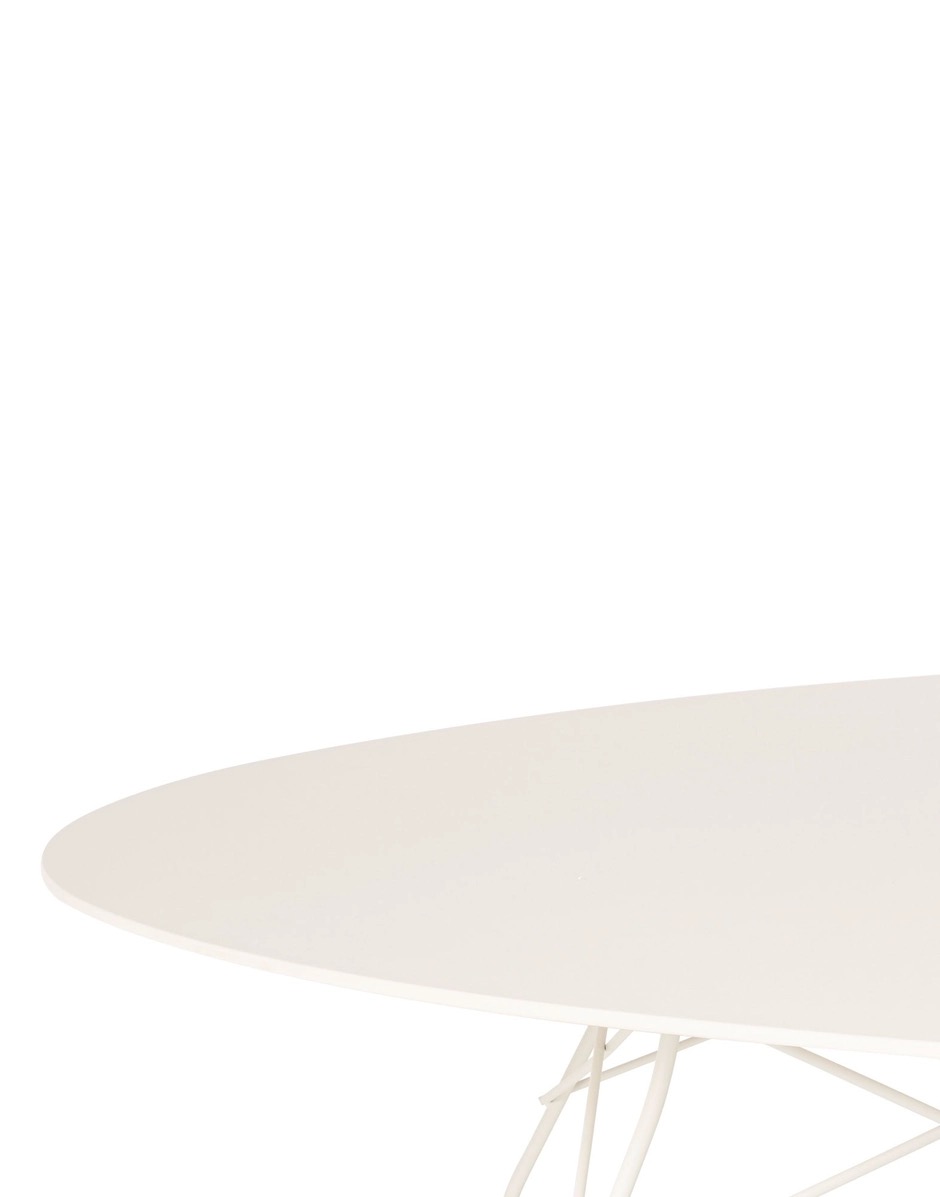 Venkovní stůl GLOSSY OVAL, více variant - Kartell Barva: Bílá/bílá (obrázek 7)