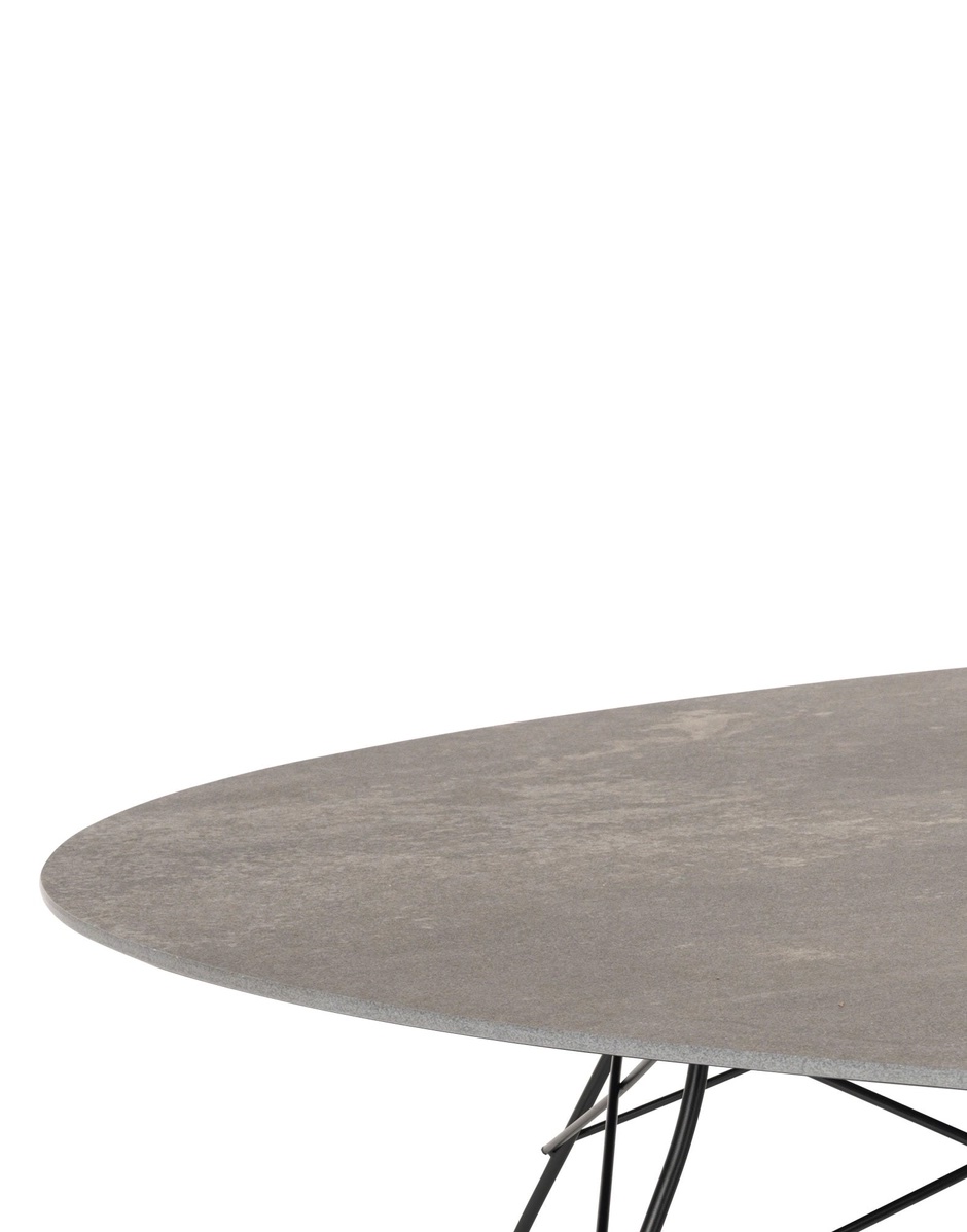 Venkovní stůl GLOSSY OVAL, více variant - Kartell Barva: Bílá/bílá (obrázek 8)