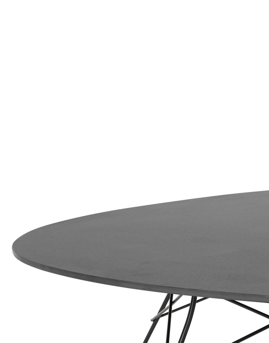 Venkovní stůl GLOSSY OVAL, více variant - Kartell Barva: Bílá/bílá (obrázek 9)