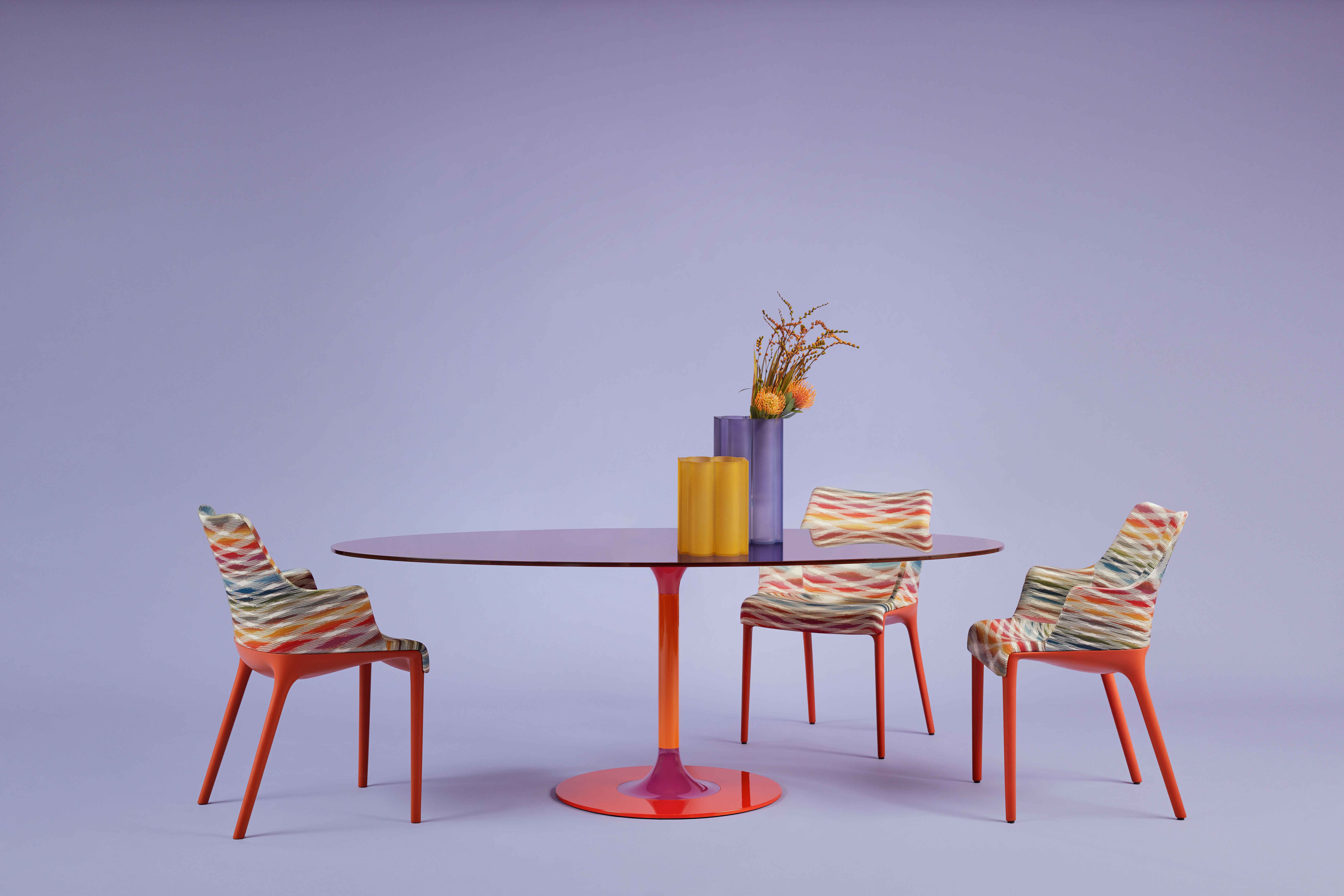 Váza OKRA 34 cm, více variant - Kartell Barva: oranžová (obrázek 3)
