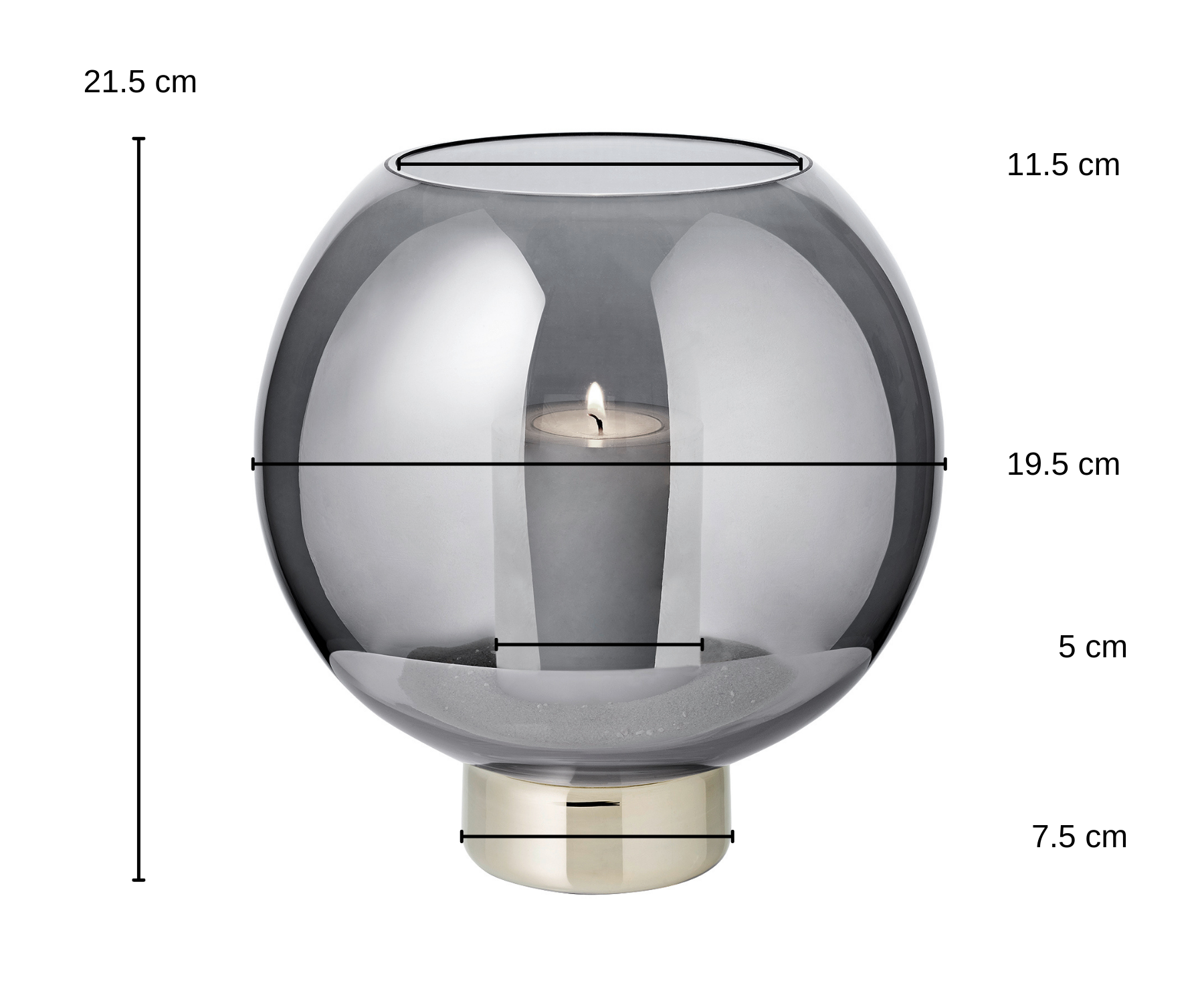 Svícen Jack 21cm - Edzard (obrázek 4)