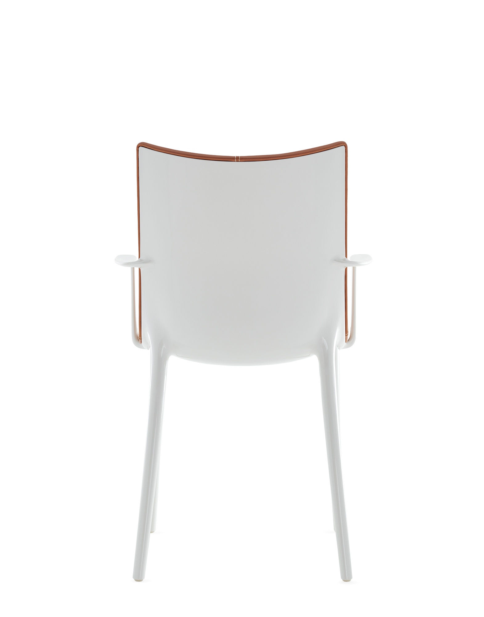 Židle H.H.H. kůže, více variant - Kartell Barva: Bílá / kůže (obrázek 4)