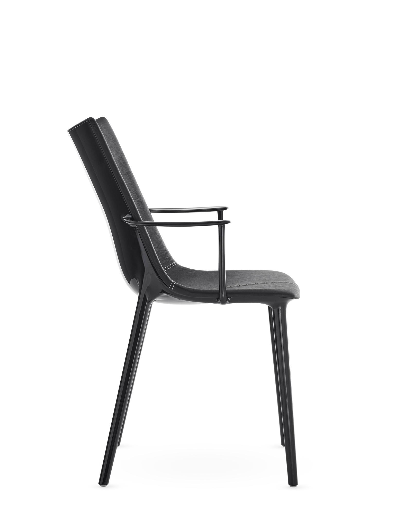 Židle H.H.H. kůže, více variant - Kartell Barva: Bílá / kůže (obrázek 6)