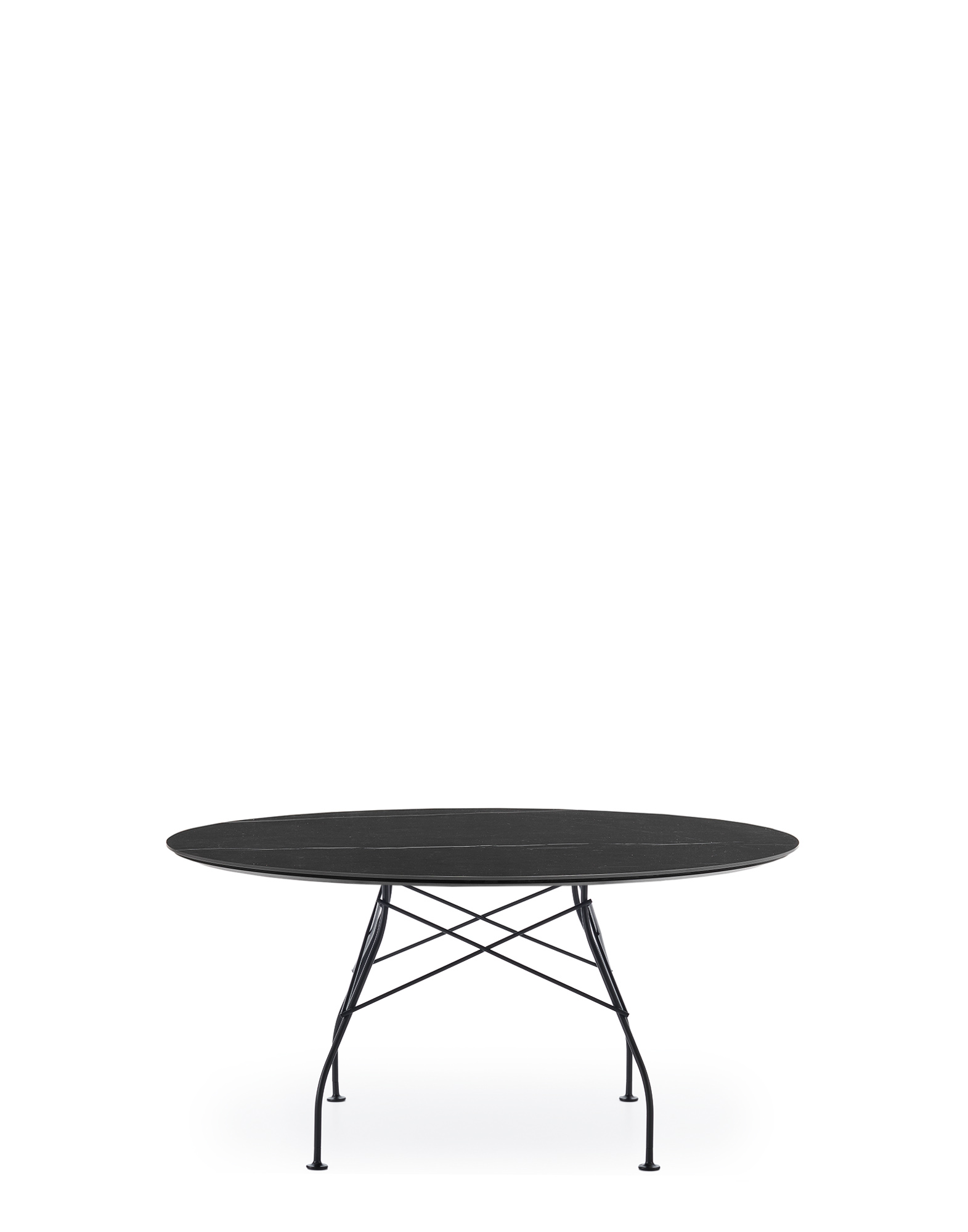 Jídelní stůl GLOSSY XXL, více variant - Kartell Barva: Černá Marquina / Černá