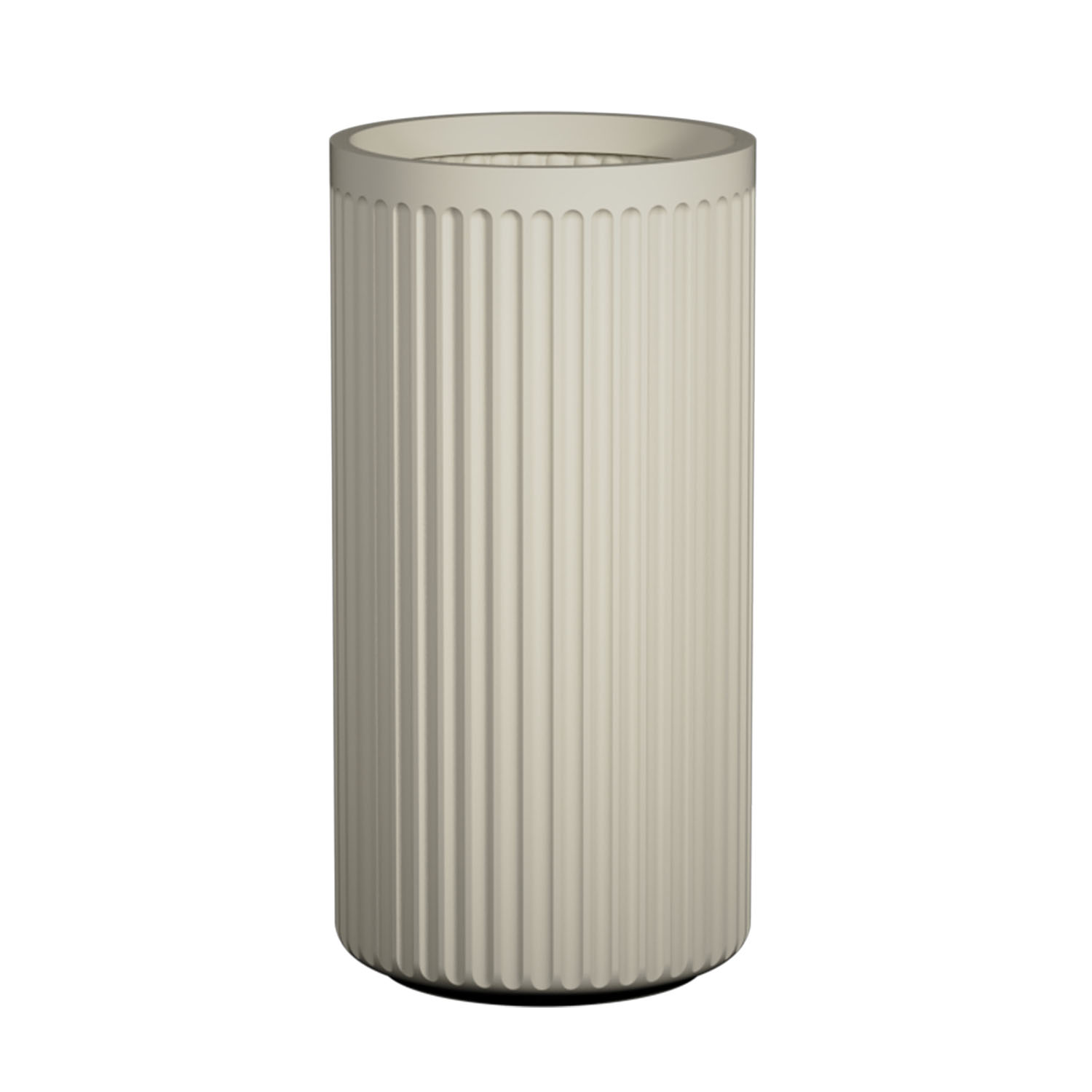 Květináč Turris, hedvábně bílá, více velkostí - Pottery Pots Velikost: M - ⌀ 36, v. 72 cm