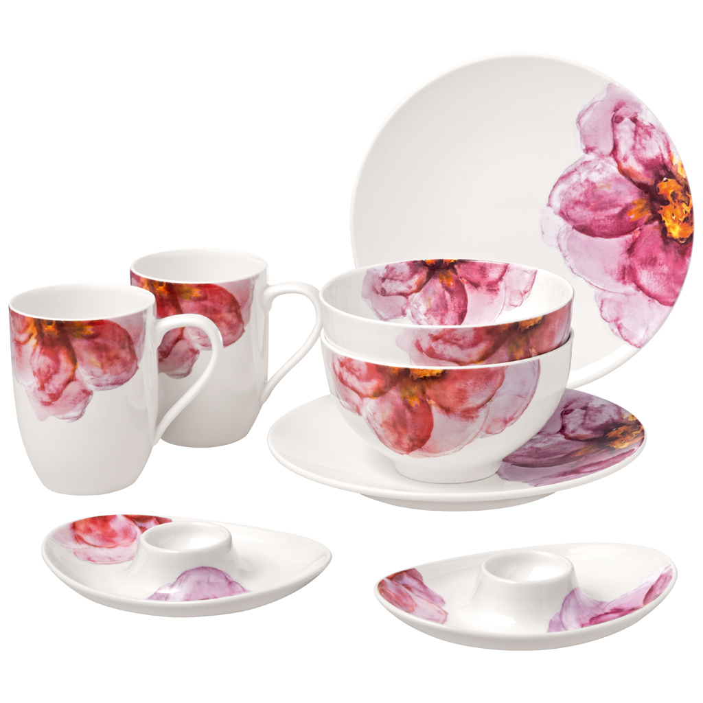 Snídaňová sada Rose Garden 8ks - Villeroy & Boch