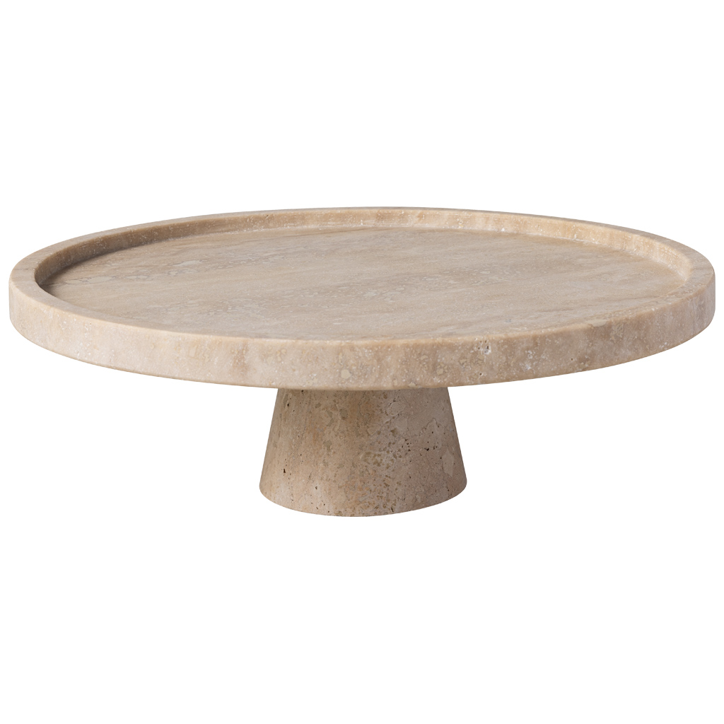 Servírovací talíř na noze Manufacture Travertine, 28 cm - Villeroy & Boch
