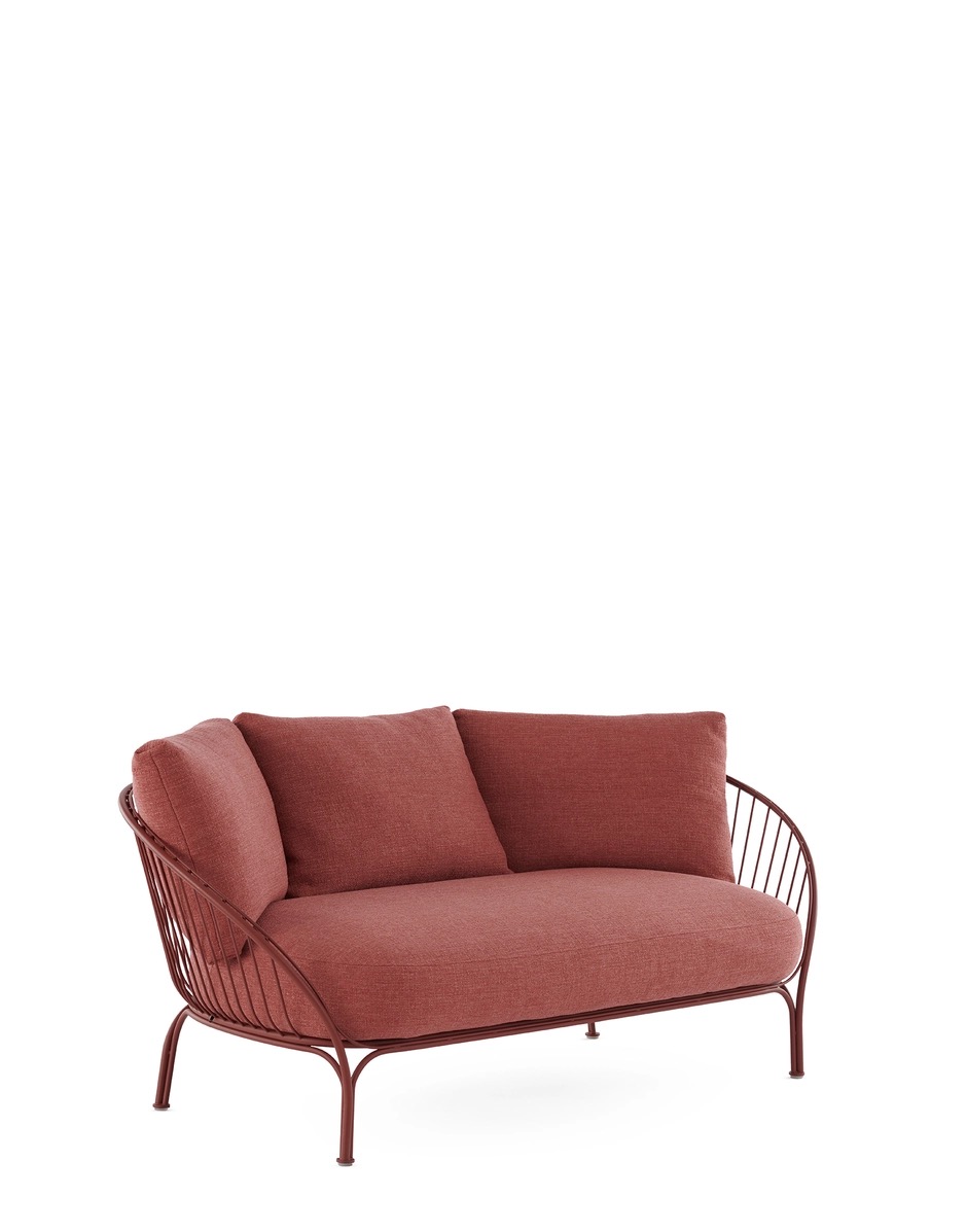 Zahradní pohovka HIRAY, více variant - Kartell Barva: rezavá/cihlová