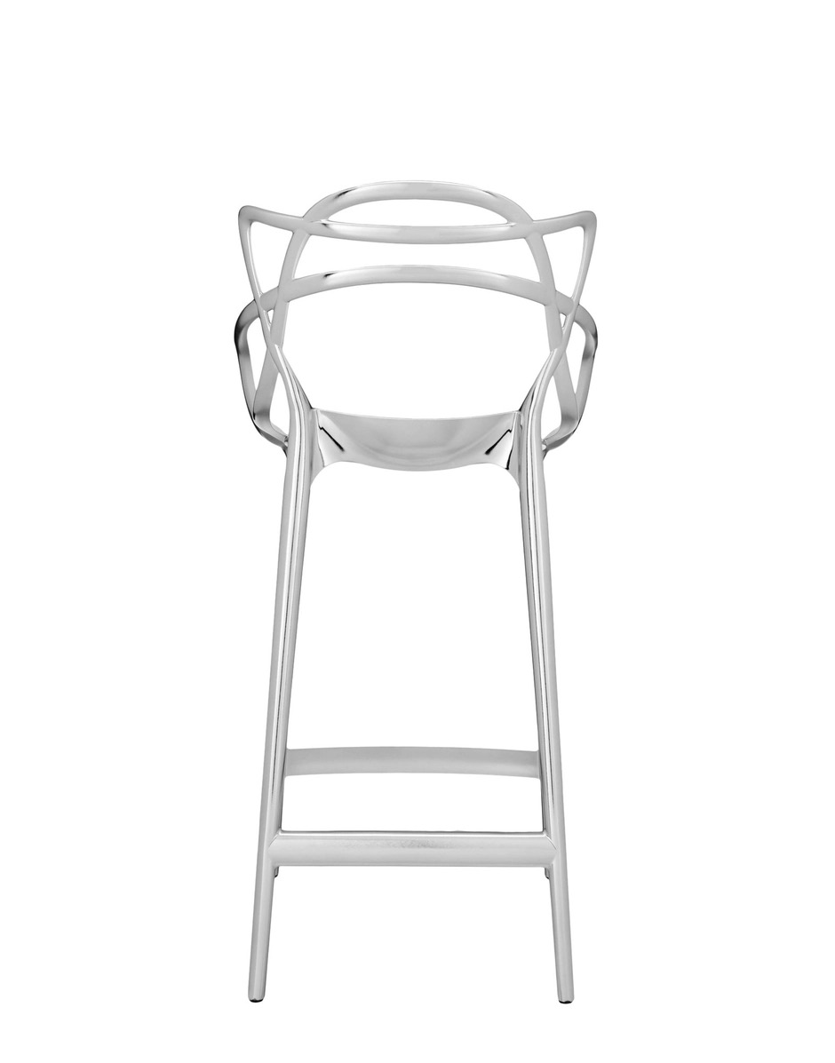 Barová židle Masters METAL, v. 65 cm, více barev - Kartell Barva: chrome (obrázek 7)