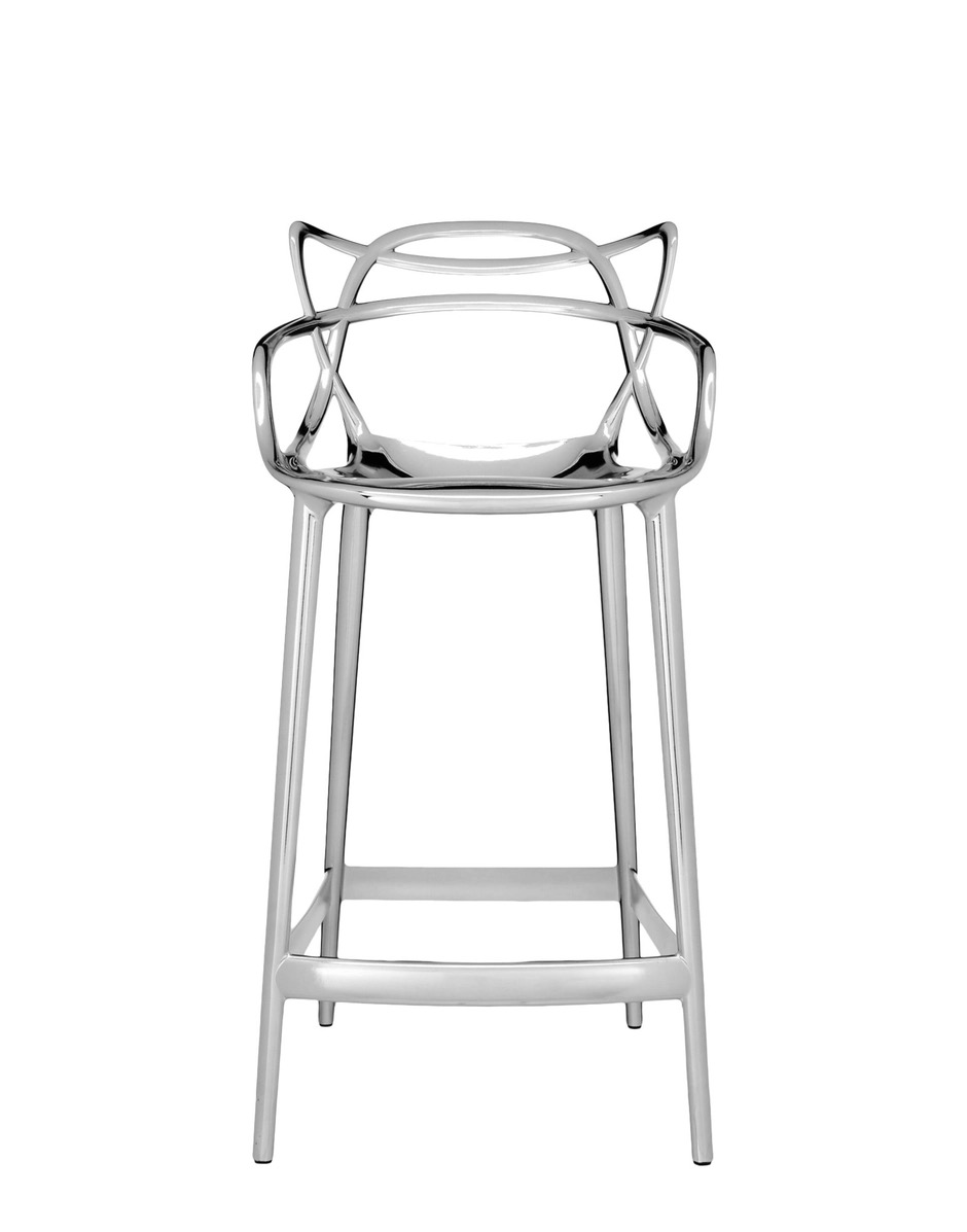 Barová židle Masters METAL, v. 65 cm, více barev - Kartell Barva: chrome (obrázek 8)