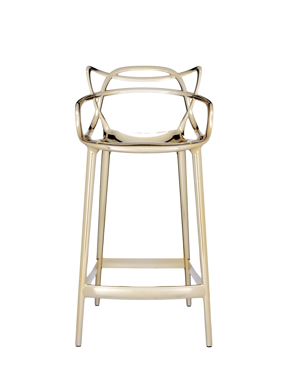 Barová židle Masters METAL, v. 65 cm, více barev - Kartell Barva: chrome (obrázek 9)