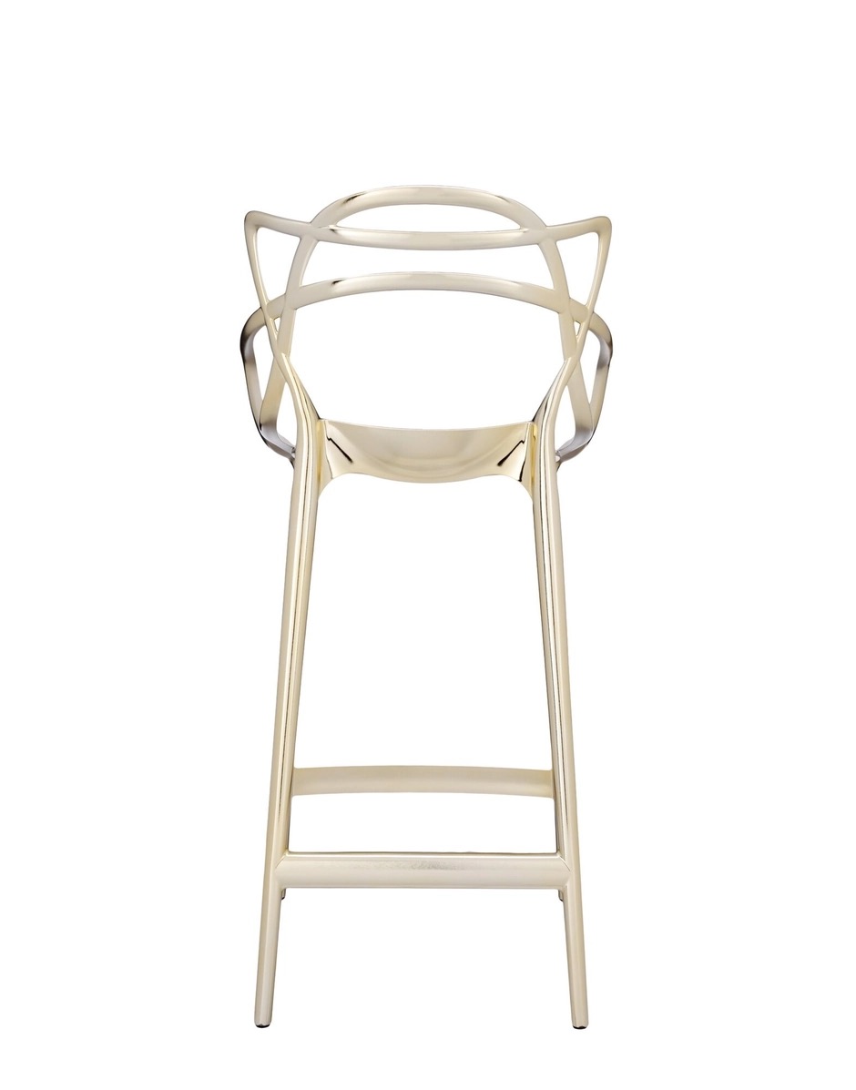 Barová židle Masters METAL, v. 65 cm, více barev - Kartell Barva: chrome (obrázek 5)