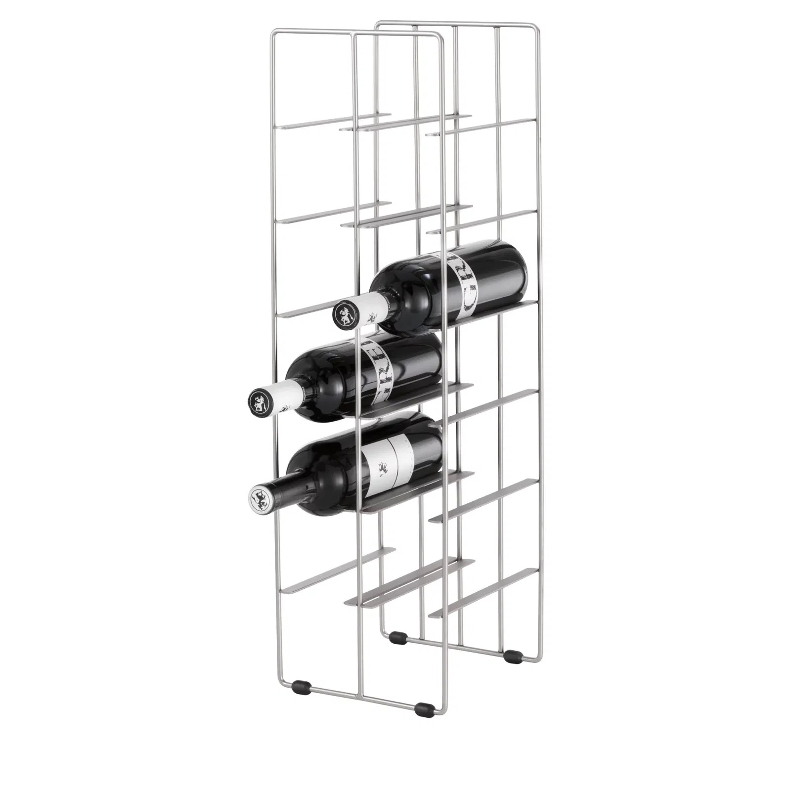Úložný box na láhve vína, kolekce PILARE |  V 66 cm, Š 19 cm, H 22 cm  - Nerez  - Blomus