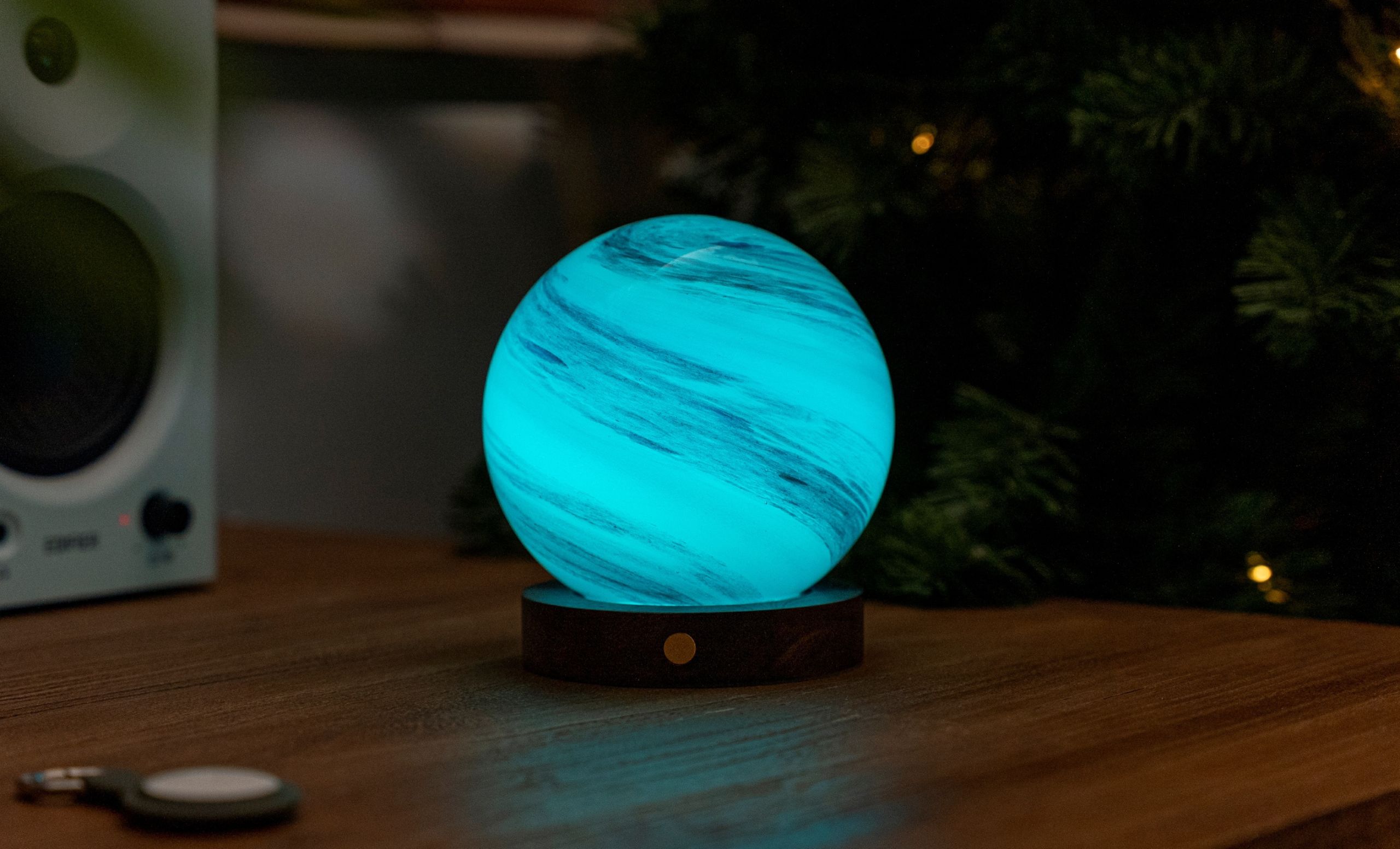 Levně Lampa AstraGlass RGB, více variant - Gingko Varianta: Polar Cloud - velká