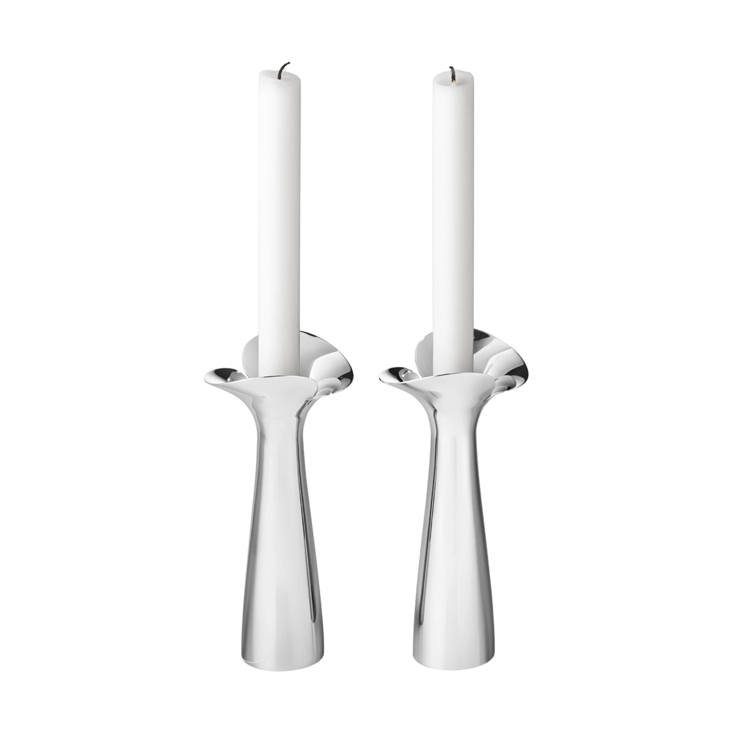 Levně Nerezové svícny BLOOM BOTANICA 20cm, 2ks - Georg Jensen