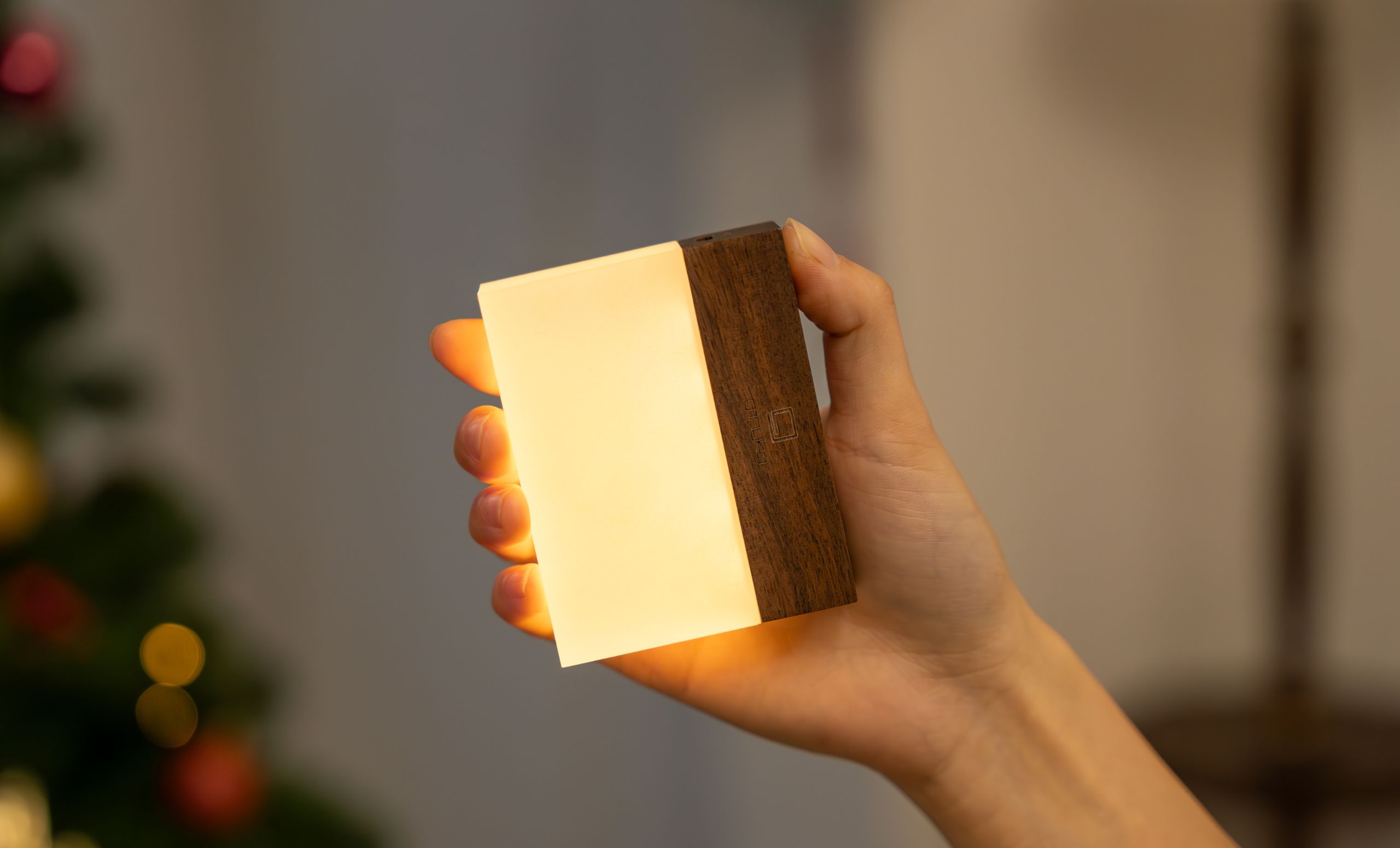 Lampička CuraCheese, více variant - Gingko Varianta: ořech (obrázek 6)