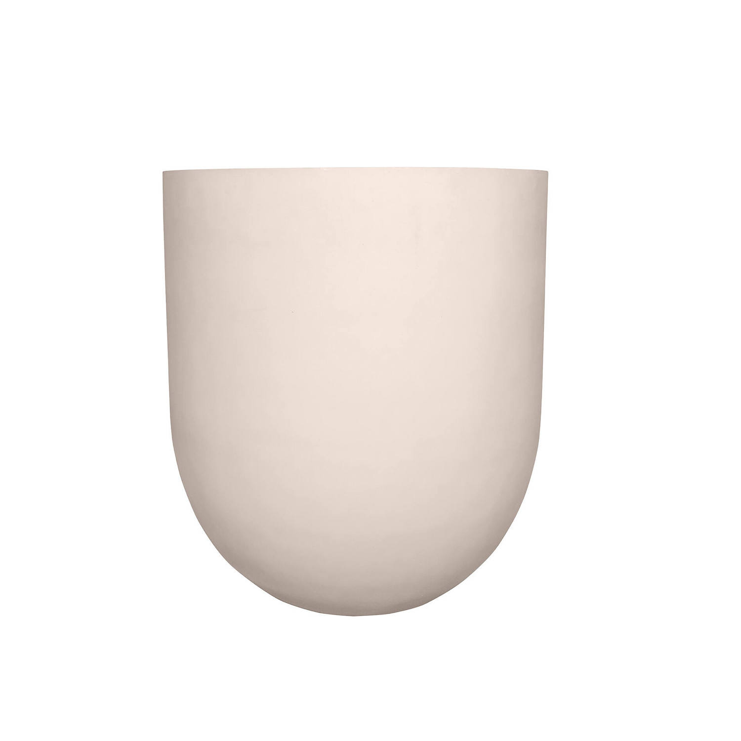 Levně Pottery Pots Květináč Jumbo Lex, barva přírodní bílá, více velikostí - PotteryPots Velikost: S - ø 80 cm | v. 88 cm