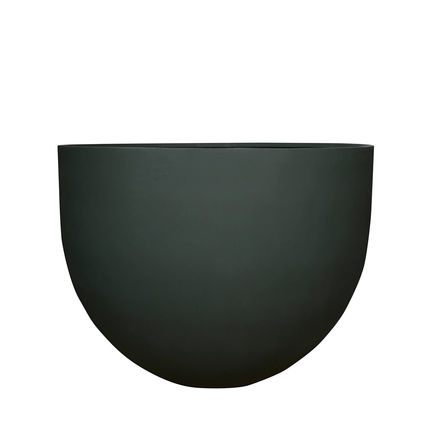 Levně Pottery Pots Květináč Jumbo Mila, barva borovicově zelená, více velikostí - PotteryPots Velikost: M - ø 100 cm | v. 76 cm