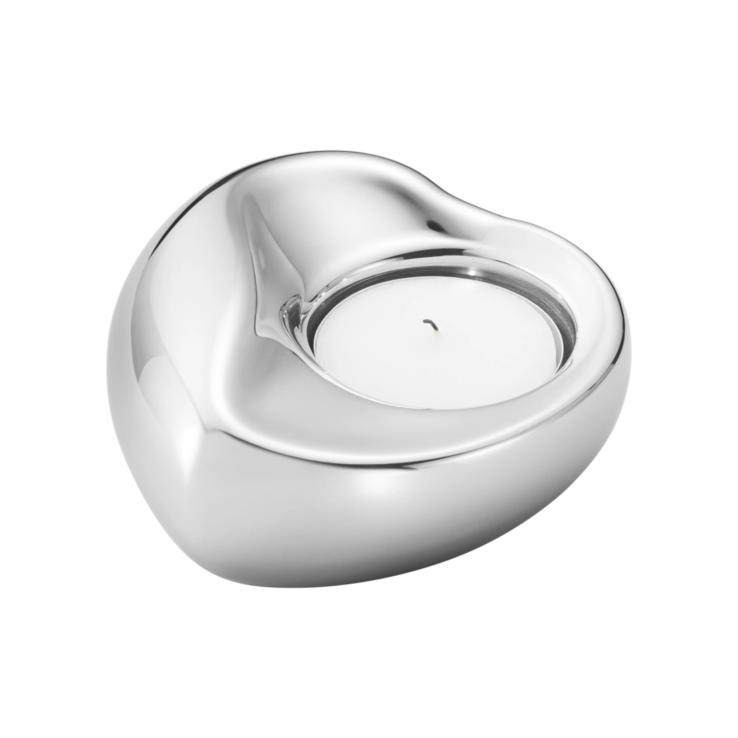 Levně Svícen na čajovou svíčku HEART - Georg Jensen