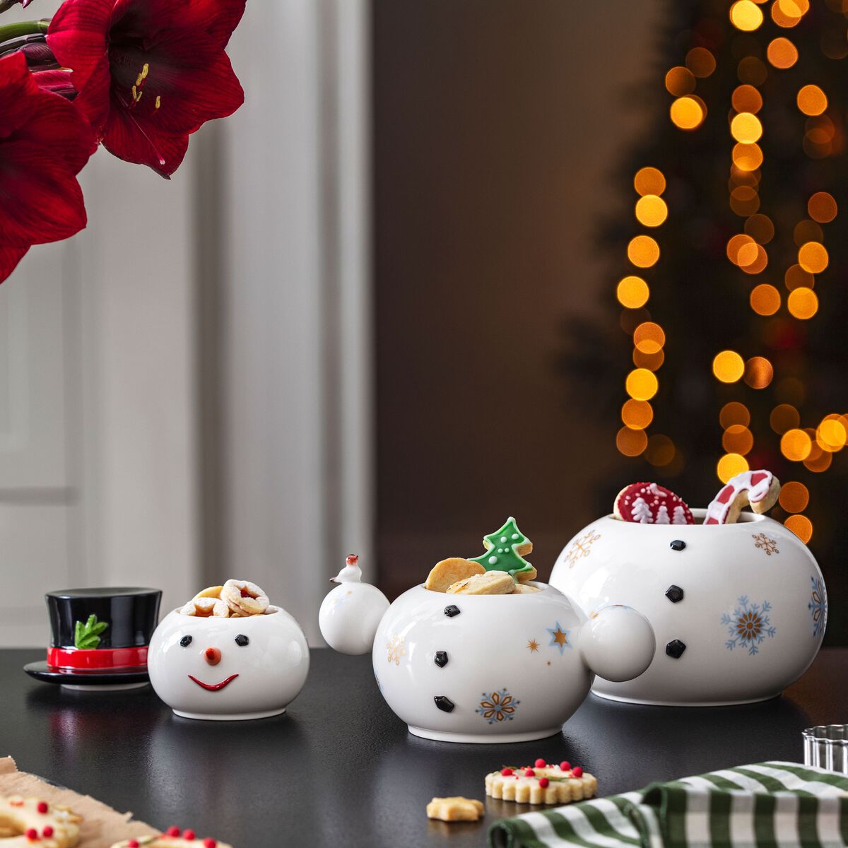 Vánoční dóza sněhulák, kolekce Christmas Toys Memory - Villeroy & Boch (obrázek 3)