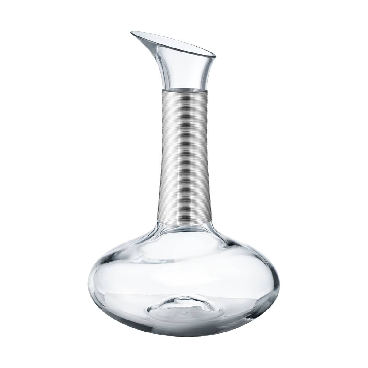 Křišťálová karafa Koppel se stříbrným drátem - Georg Jensen