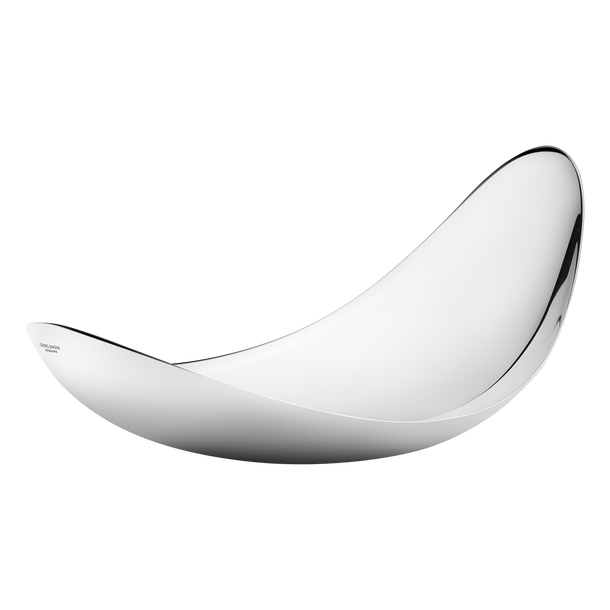 Miska Leaf velká, leštěný nerez - Georg Jensen