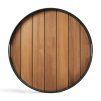 30003 Core outdoor tray teak round L front cut HQ