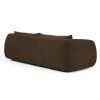 21405 Figur sofa Chocolate fabric 3 seater back cut HQ