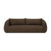 21405 Figur sofa Chocolate fabric 3 seater front cut HQ