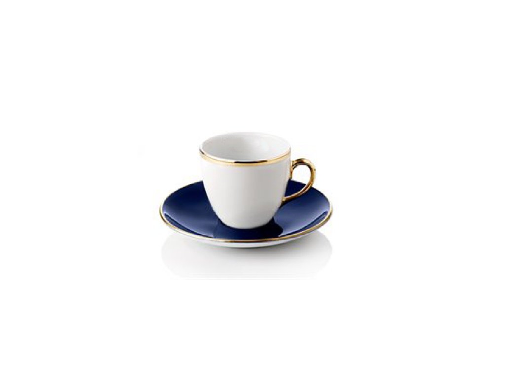 Török kávé szett, 4 csésze csészealjjal, kék - Selamlique | DECORonline.hu